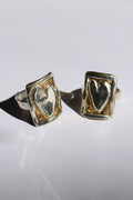 Postcard From The Heart Ring, Silver & Brass