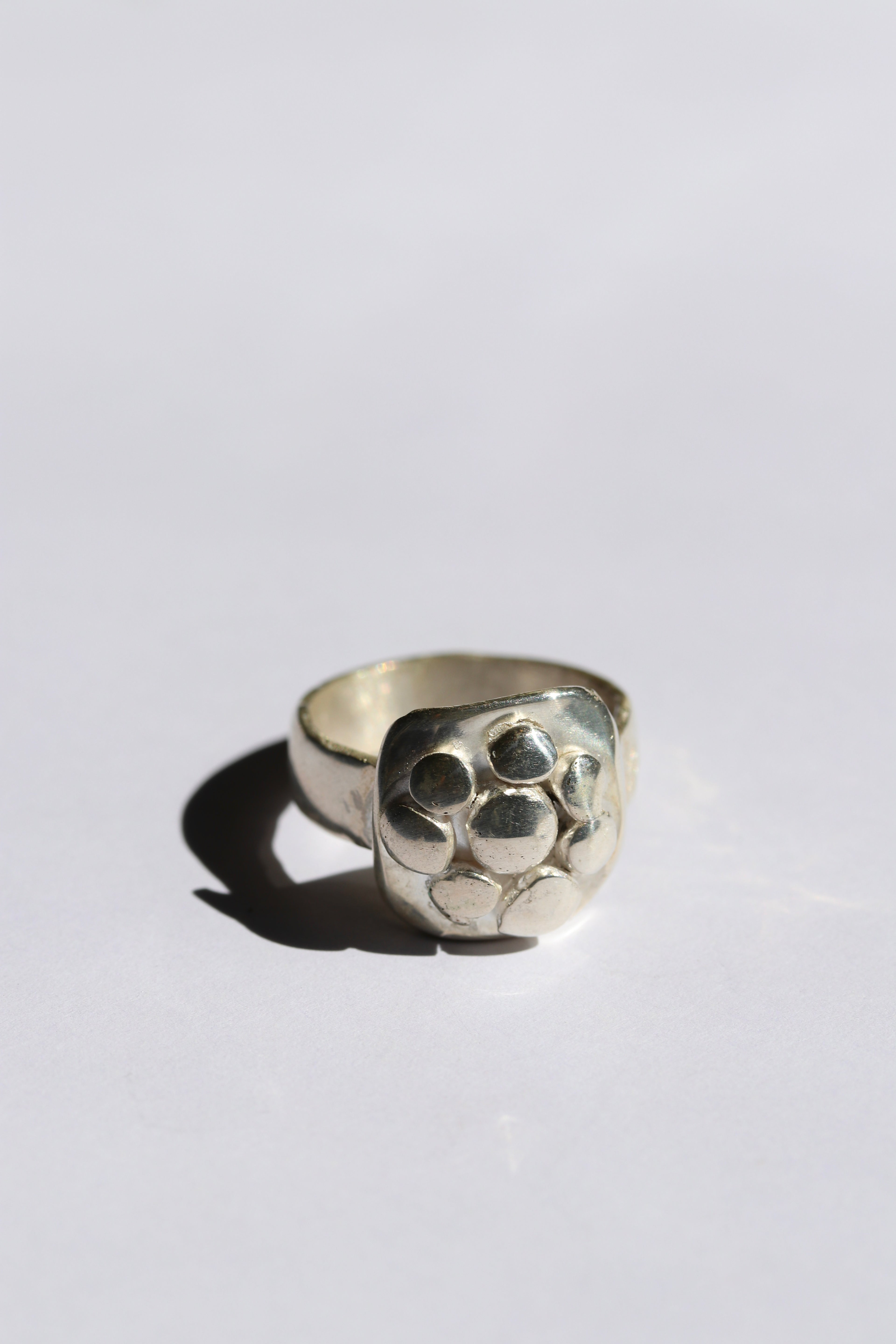 Silver Flower Ring