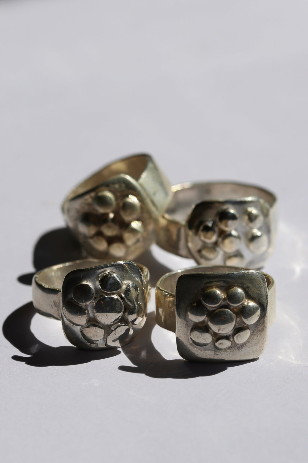Silver Flower Ring