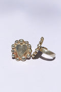 Cameo Ring Brass & Silver