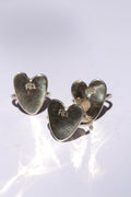 Flick Heart Ring, Silver