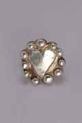 Cameo Ring Brass & Silver