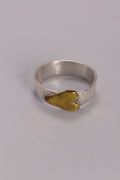 Love on the side Brass and Silver Ring