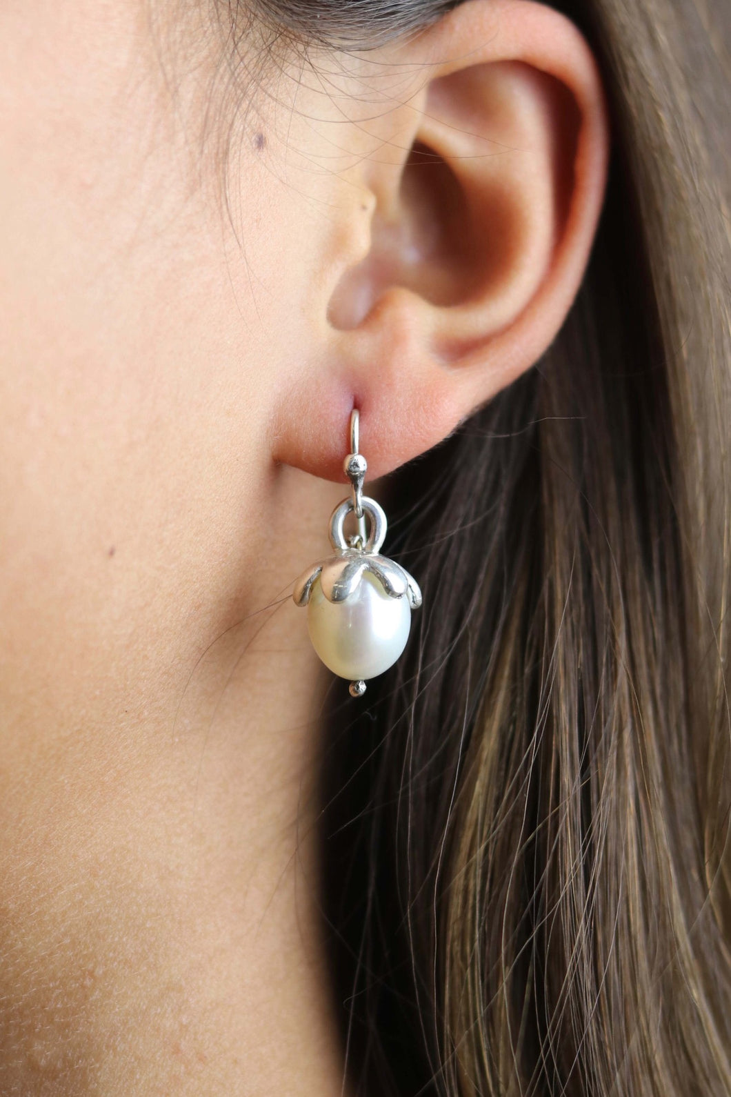 Wedding Flower, Pearl and Silver