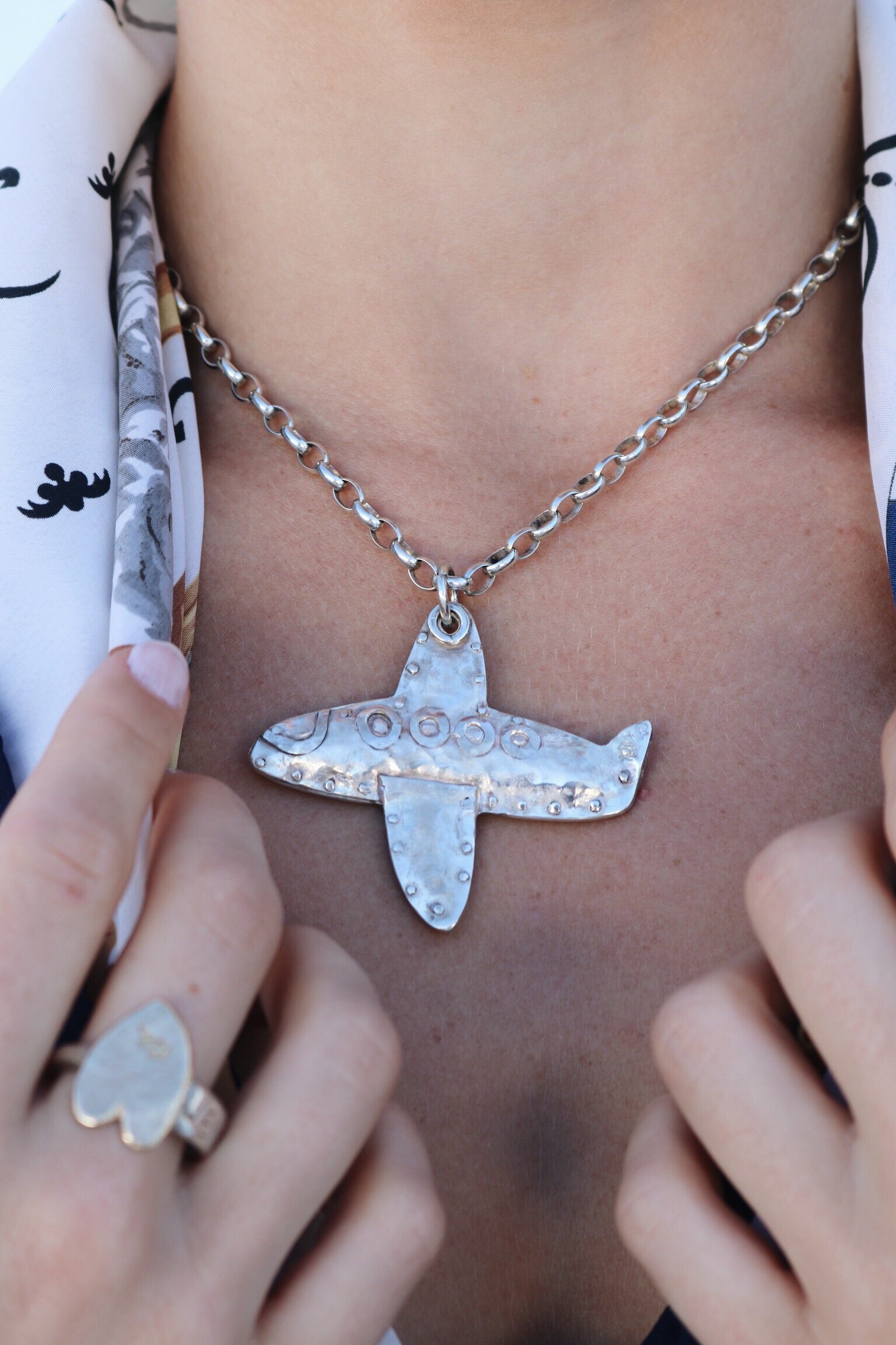 Fly Away Aeroplane Neckpiece