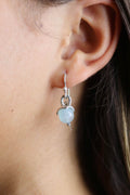 Cloudy Blue quartz Earrings