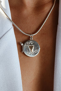 Silver and Gold Love Locket