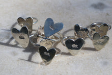 Load image into Gallery viewer, Sterling Silver Heart Ring Flick Pope