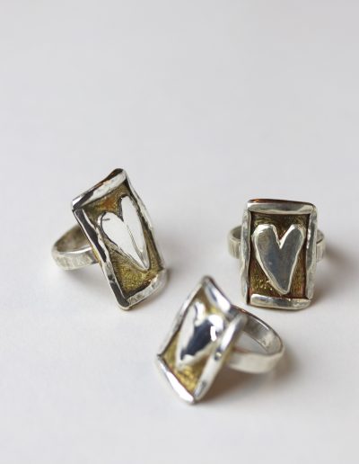 Postcard from the heart ring