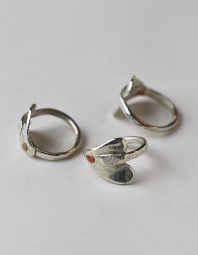 Silver princess ring