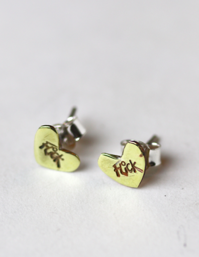 Heart studs